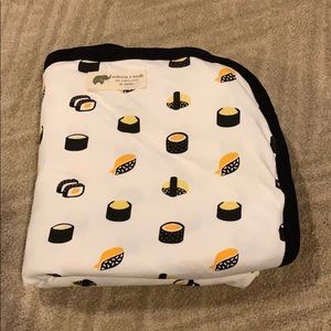 Monica and Andy Coming Home Blanket Sushi